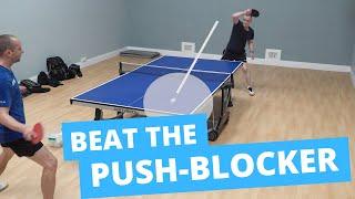 A simple tactic to beat a push-blocker (real coaching session with Martin)