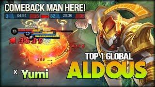 The Most Dangerous of Late Game Here! Yumi Top 1 Global Aldous - Mobile Legends