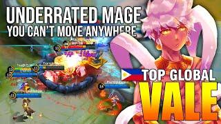 POWERFULL MAGIC DAMAGE UNDERRATED MAGE VALE GAMEPLAY - TOP GLOBAL VALE *==D.O.N==* - MOBILE LEGENDS