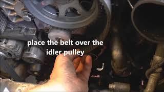 How to fit the timing belt, cambelt - 1.9 cdti/JTDM, Opel, Lancia, Fiat, Saab, Alfa