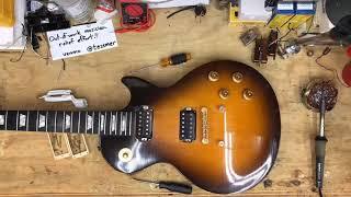 Eric Tessmer - Workbench Cam - Les Paul Studio Pickup Swap: Geppetto-made Humbucker-sized P90s