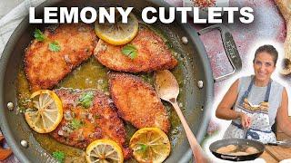 Lemony Chicken Cutlets + The Story About My Kid!