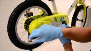 How to do the tapping thread for stabilisers child bike // Workshop Decathlon