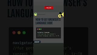 Javascript, Get Browser’s Language Code