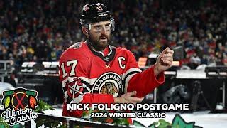 Nick Foligno addresses “embarrassing” effort in Chicago Blackhawks' Winter Classic loss