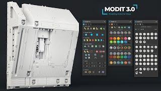 ModIt 3.0 HardSurface Modeling Script for Maya - Trailer