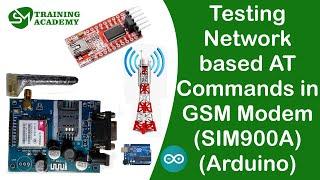 Testing Network Commands in GSM Modem