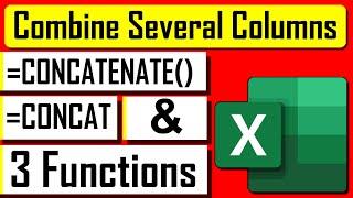 How to Use "CONCATENATE" "CONCAT" And "&" Functions in Excel