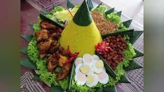 nasi kuning yang lagi viral di tiktok?? Begini Nasi kuning yang lagi viral di tiktok,Rasanya Gurih 