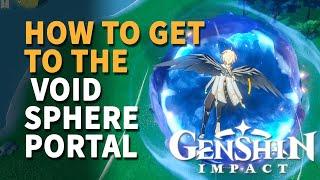 How to get to the Void Sphere portal at Cape Oath Genshin Impact
