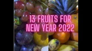 13 Fruits for New year 2022 #shorts