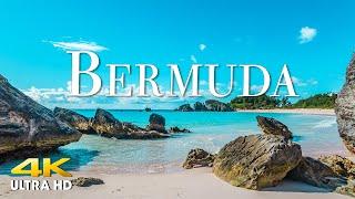 FLYING OVER BERMUDA (4K UHD) Beautiful Nature Scenery with Relaxing Music | 4K VIDEO ULTRA HD