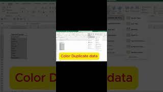 How to Highlight Duplicate values in Excel  #excelshorts #exceltips #exceltipsandtricks #exceltrick