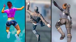 Falling Animations in 37 Different Games