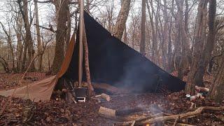 Winter Wild Camp Under Canvas, Pomoly Wood Stove, 4 Days