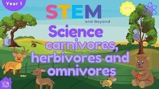 Carnivores, Herbivores and Omnivores | KS1 Year 1 Science |  Home Learning