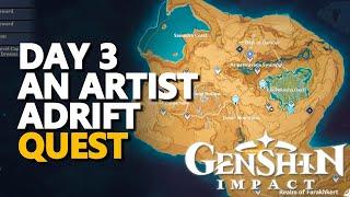 An Artist Adrift Day 3 Genshin Impact