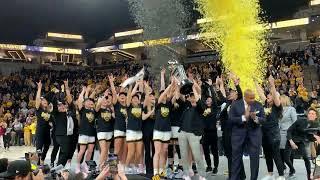 Scenes from Target Center as Iowa celebrates Big Ten women’s basketball tournament championship