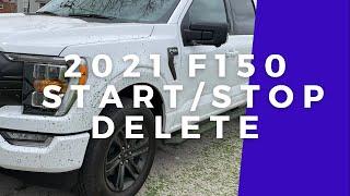 2021 F150 Disable auto stop/start for free