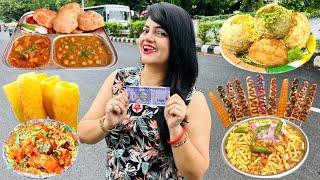 Living on Rs 100 for 24 Hours Challenge | Vadodara Food Challenge