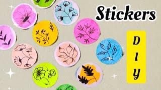 Cute Handmade Stickers | Stickers for Journaling | Journal Set DIY