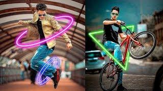 How to make perfect neon glowing effect | Picsart | Ps touch