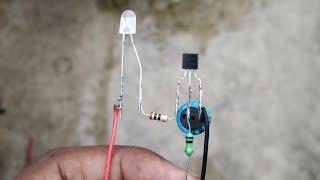 Simple light off timer circuit using 1 transistor