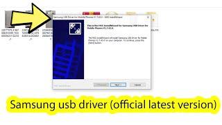 Samsung usb driver for windows 10 official latest version