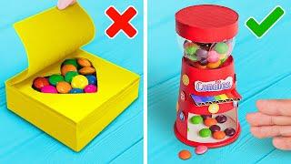 DIY RAINBOW CANDY GADGET  COLORFUL SCHOOL CRAFTS FOR YOU