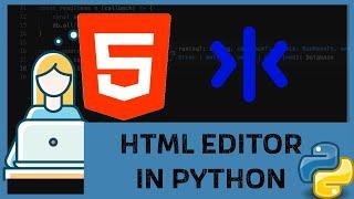 Build Your Own HTML Editor with Python in Minutes!  | Easy Coding Tutorial