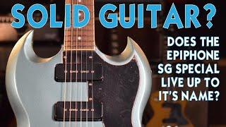 Epiphone SG Special inspired by Gibson - Faded Pelham Blue P90 Guitar Review