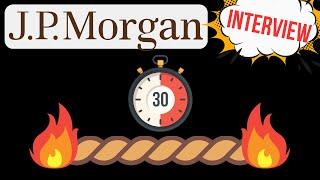 JP Morgan Interview - Rope Clock Solved! | Quant Interview Questions #13