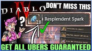 Diablo 4 - Get ALL Uber Uniques 100% No RNG Easy - Season 4 Uber Unique Fast Farm Guide & More!