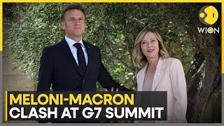 G7 Summit: Italy's Meloni and France's Macron spar over abortion at G7 summit | WION