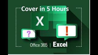 Advanced Excel Training in Hindi - Complete Course for Excel 365