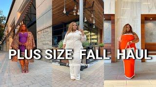 Plus Size Fall Fashion  Haul | Must Haves | I Am Shauna T |  Fashion Nova Plus Size Haul