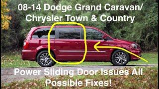 Chrysler Town & Country Dodge Grand Caravan Power Sliding Door Issues 08-20 FIXED!