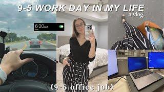 Day in the Life Working a 9-5 Office Job | *realistic* morning to night routine vlog