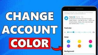 How To Change Account Color On Twitter