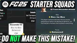 Do Not Make This Starter Squad Mistake! - How Roles Effect Players FC 25