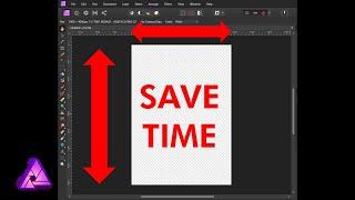 AFFINITY PHOTO: Save Time With PRESETS