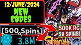 12 JUNESHINDO LIFE CODES JUNE 2024 - ROBLOX SHINDO LIFE CODES | CODIGOS DE SHINDO LIFE