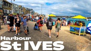 A walk through St Ives - Cornwall - England - Full Harbour Tour