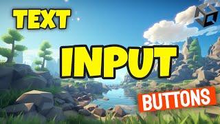 How to use Text, Input, & Buttons in your Game - UNITY 101