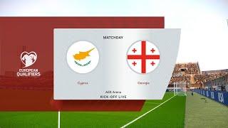 Cyprus vs Georgia | European Qualifiers | PES 2021