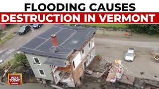 Plainfield, Vermont, Bridge, Apartments Destroyed By Flooding