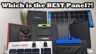 The BEST Bi-Fold Portable Solar Panel!?! Comparison Video of 7 Panels HEAD TO HEAD!