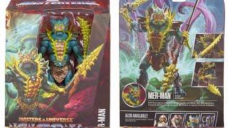 New Masters of the universe Eternia Mer-Man MOTU Masterverse Box & Art Reveal