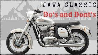 JAWA CLASSIC DO's and DON't | Motostreet Garage