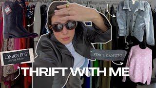 Come Thrift With Me + mini thrift haul WINTER 2025 THRIFTING BEGINS!